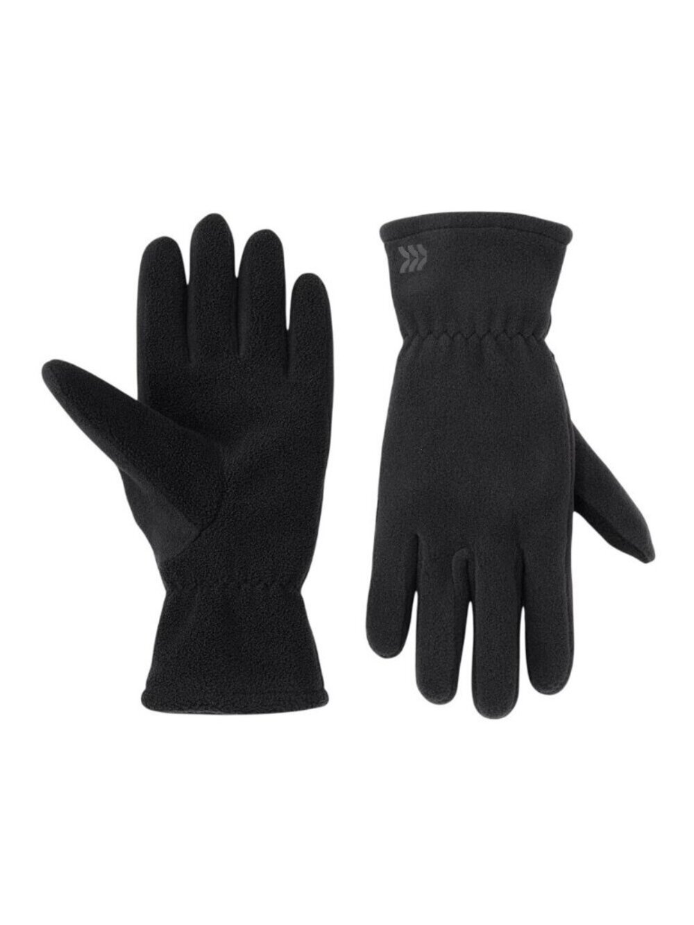 NWT All In Motion Adult Fleece Touchscreen Elastic Winter Gloves Black L / XL